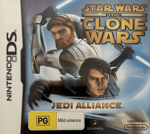 Star Wars Clone Wars Jedi Alliance box art for Nintendo DS
